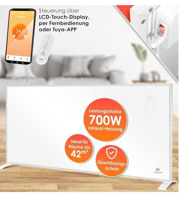 Kesser grzejnik na podczerwień 700w