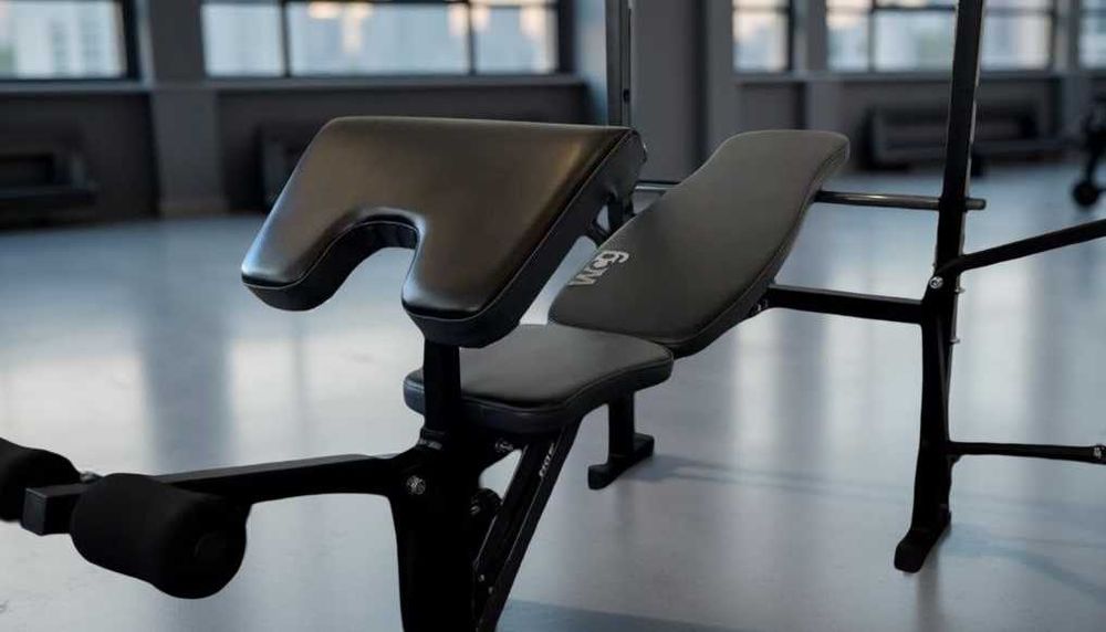 Лавка для жима штанги W-65 + парта Скотта скамья жиму Тренажер Лава