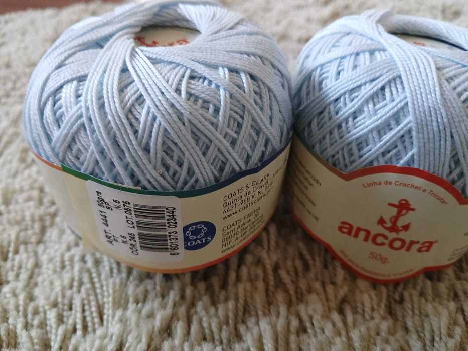 Linhas de Croché Ancora n. 6 - Cinza
