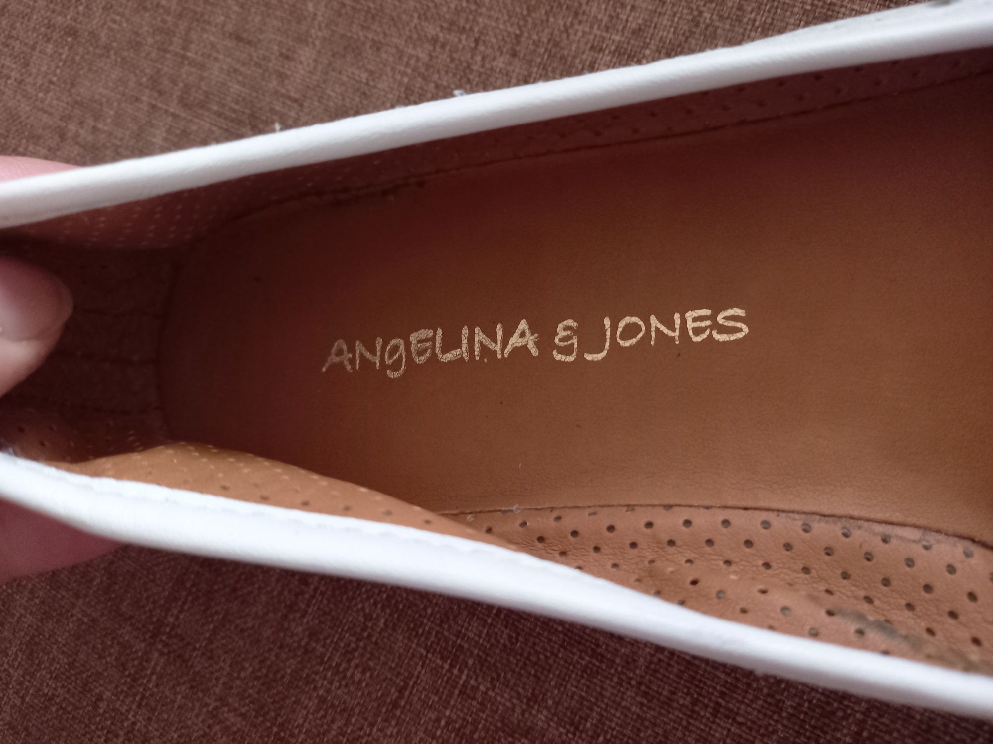 Angelina Jones шкіряні мокасини туфлі 38 р