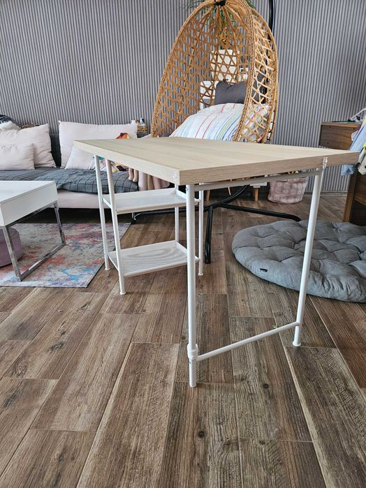 OKAZJA Biurko szkolne biurowe regal 120 x 60 Ikea