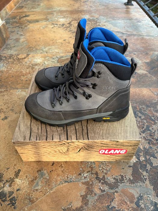 Skórzane buty męskie trekkingowe wodoodporne Olang Nepal Tex 44