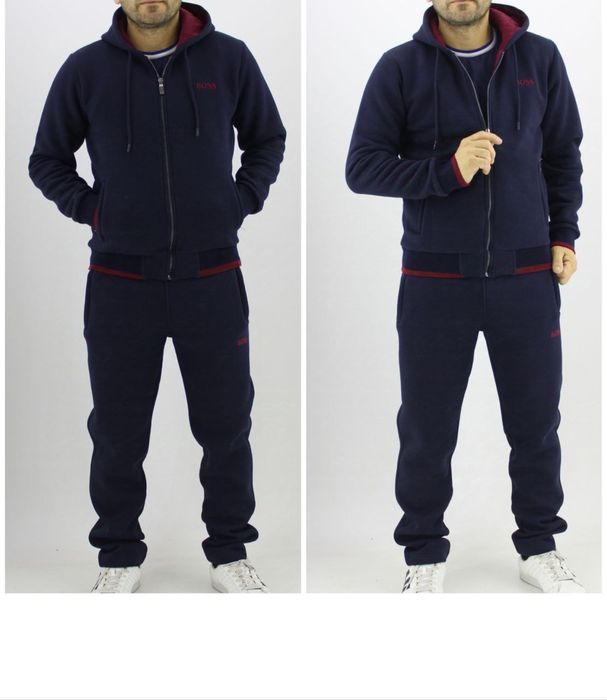 Мужской спортивный зимний костюм на флисе