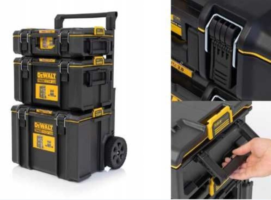 Комплект ящиков DeWalt 2.0 ящик на колесах Девольт DWST83402