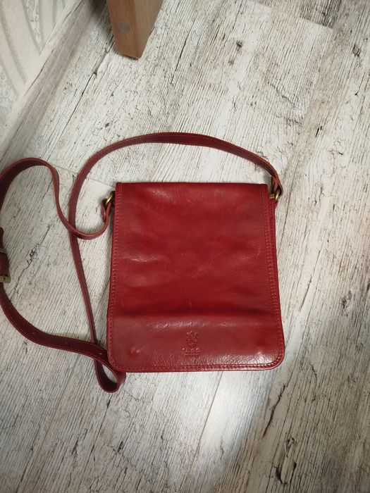 Шкіряна сумка планшет нова італ.бренд