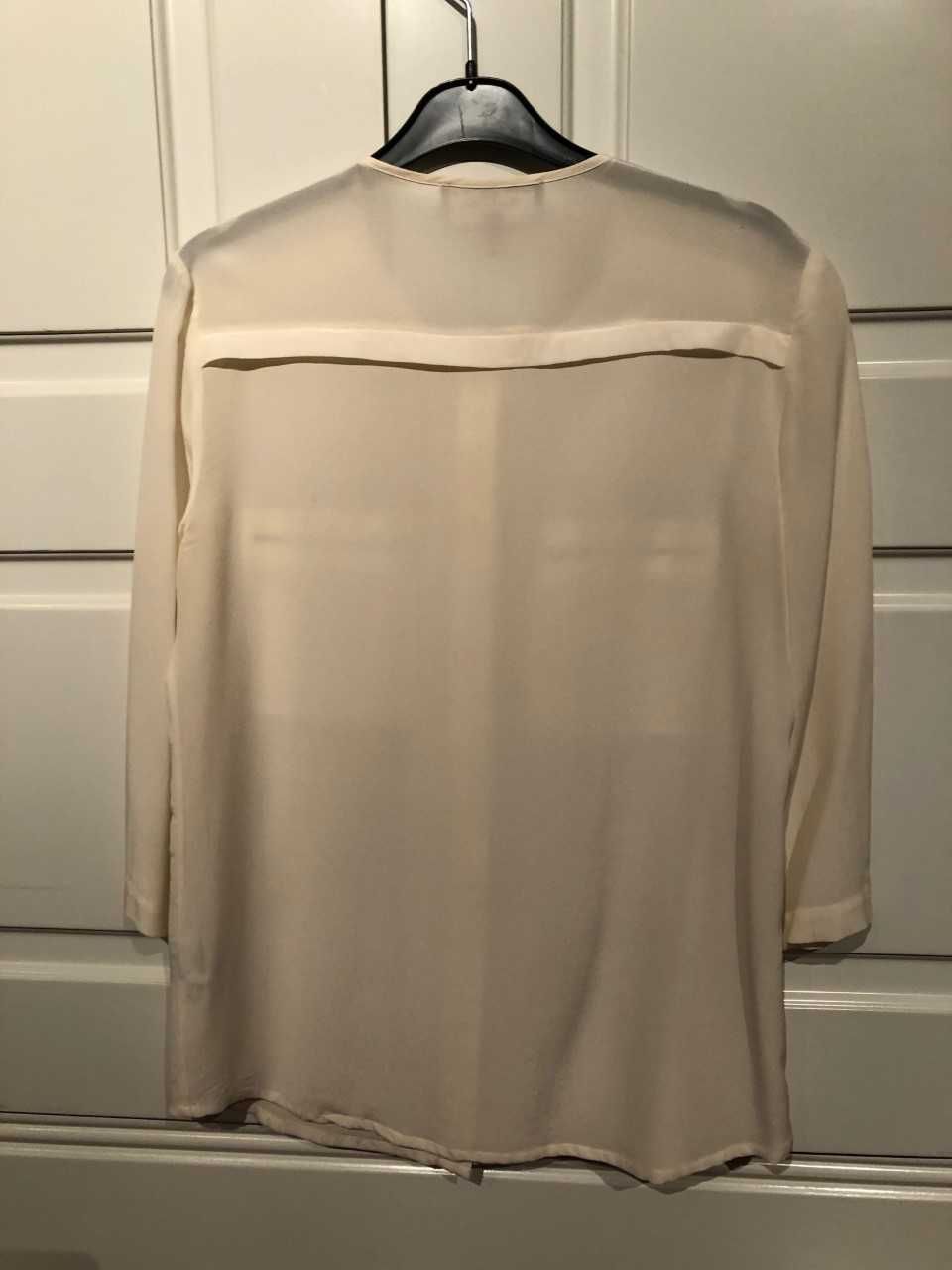 blusa de seda branco pérola marca PEDRO DEL HIERRO  S