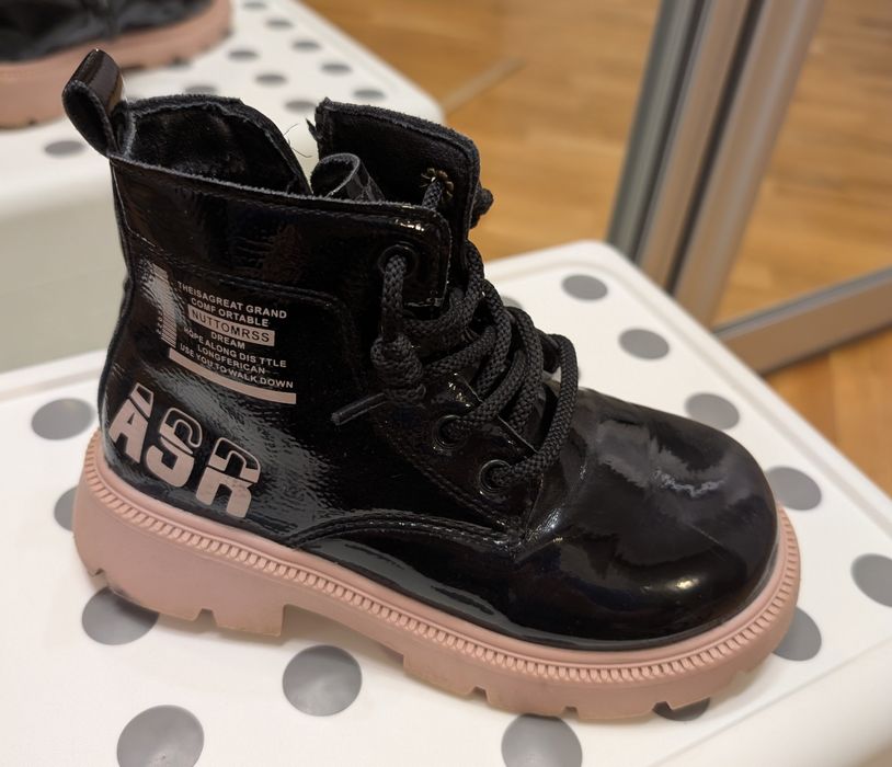 Сапожки топанки черевички демісезонні для дівчинки