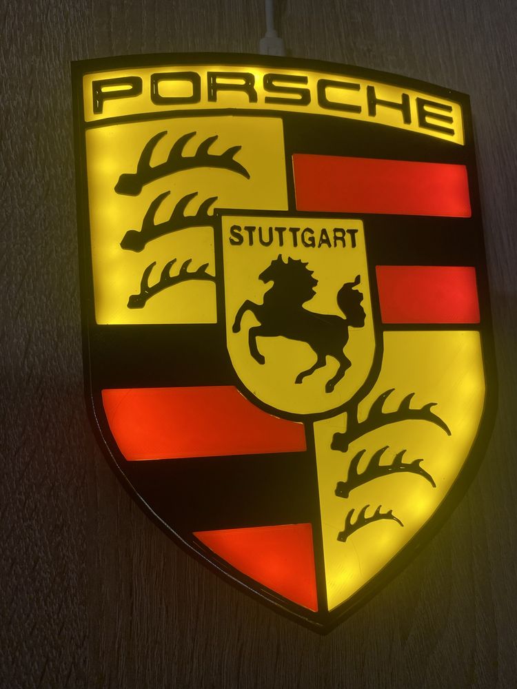 Luminaria Simbolo Porsche