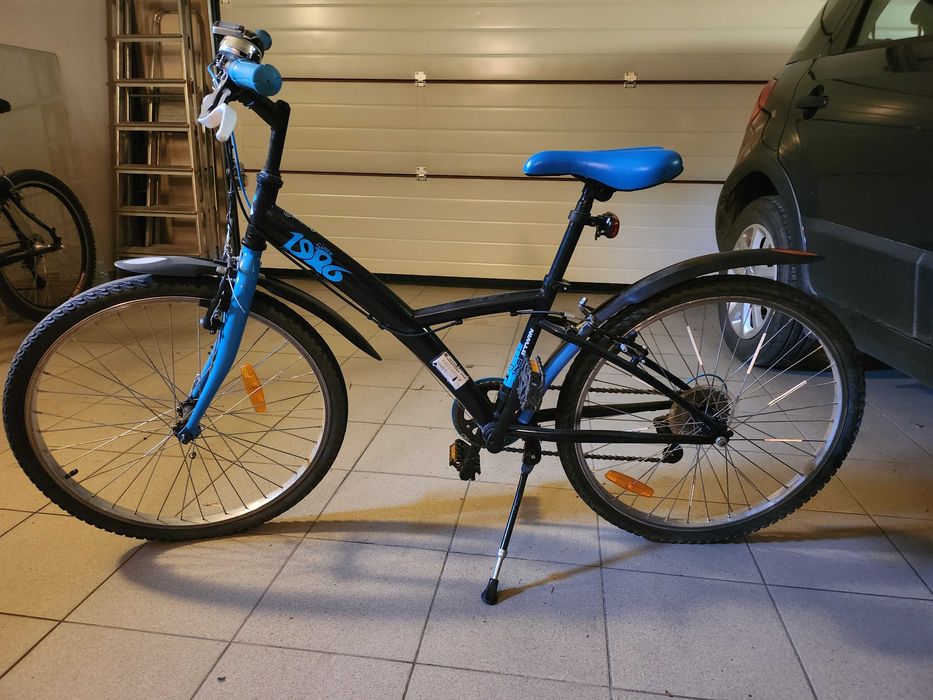 Rower Btwin z dodatkowym osprzetem