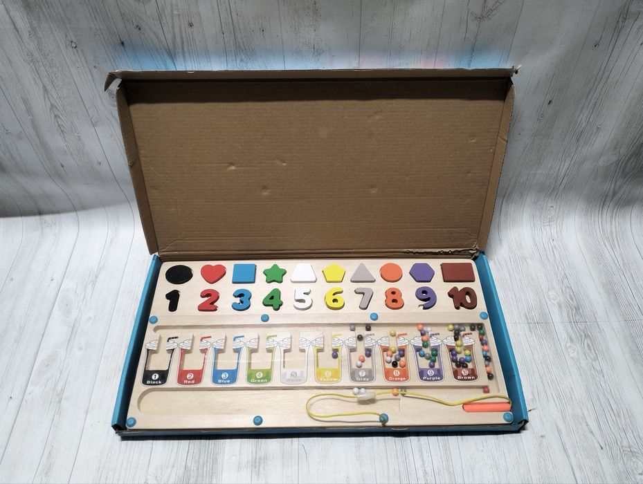Деревянная игрушка многофункциональная доска Tree Toys 5в1