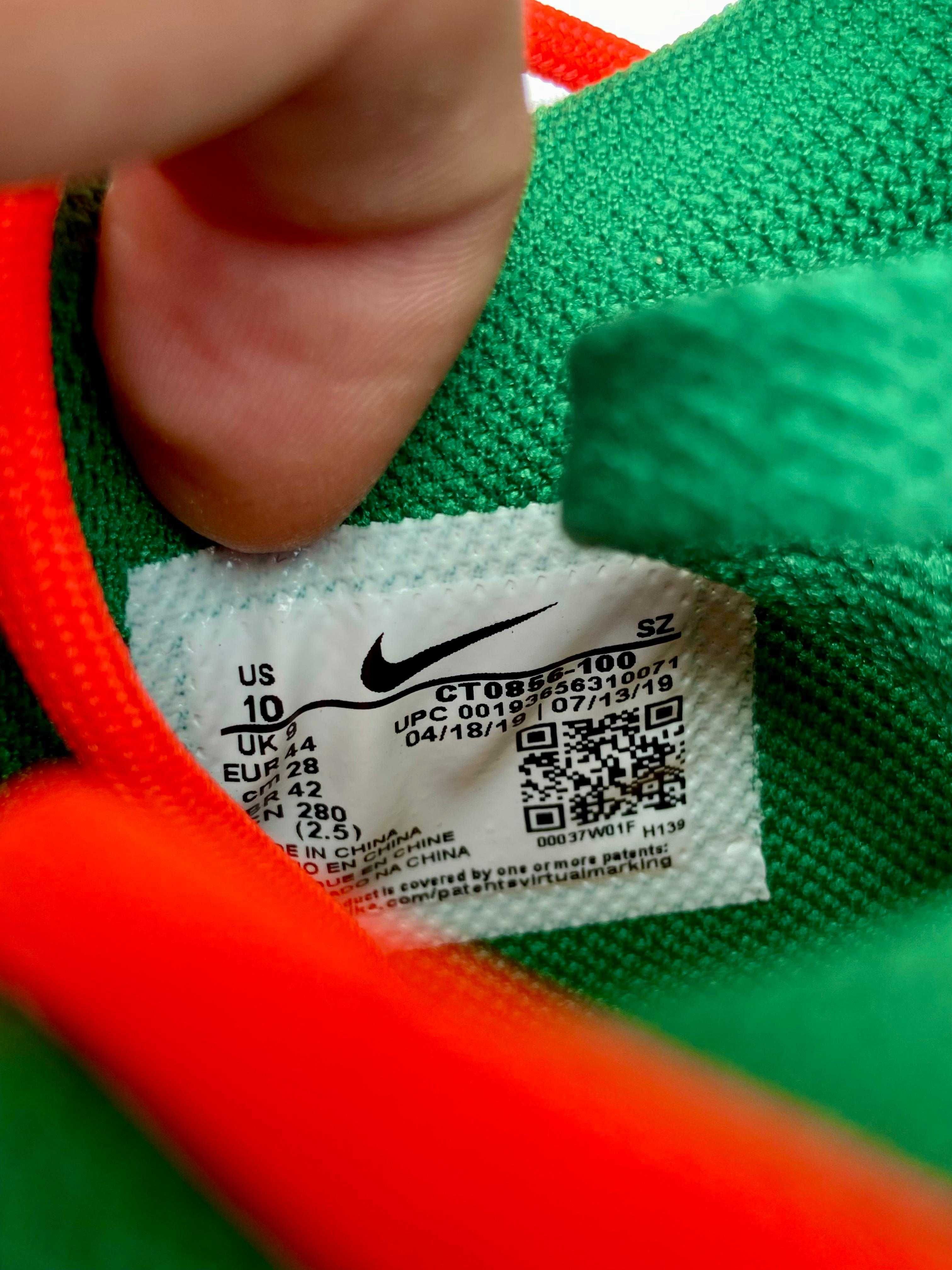 Sapatilhas Nike Off-White Dunk Pine Green Tamanho 44 Com Caixa