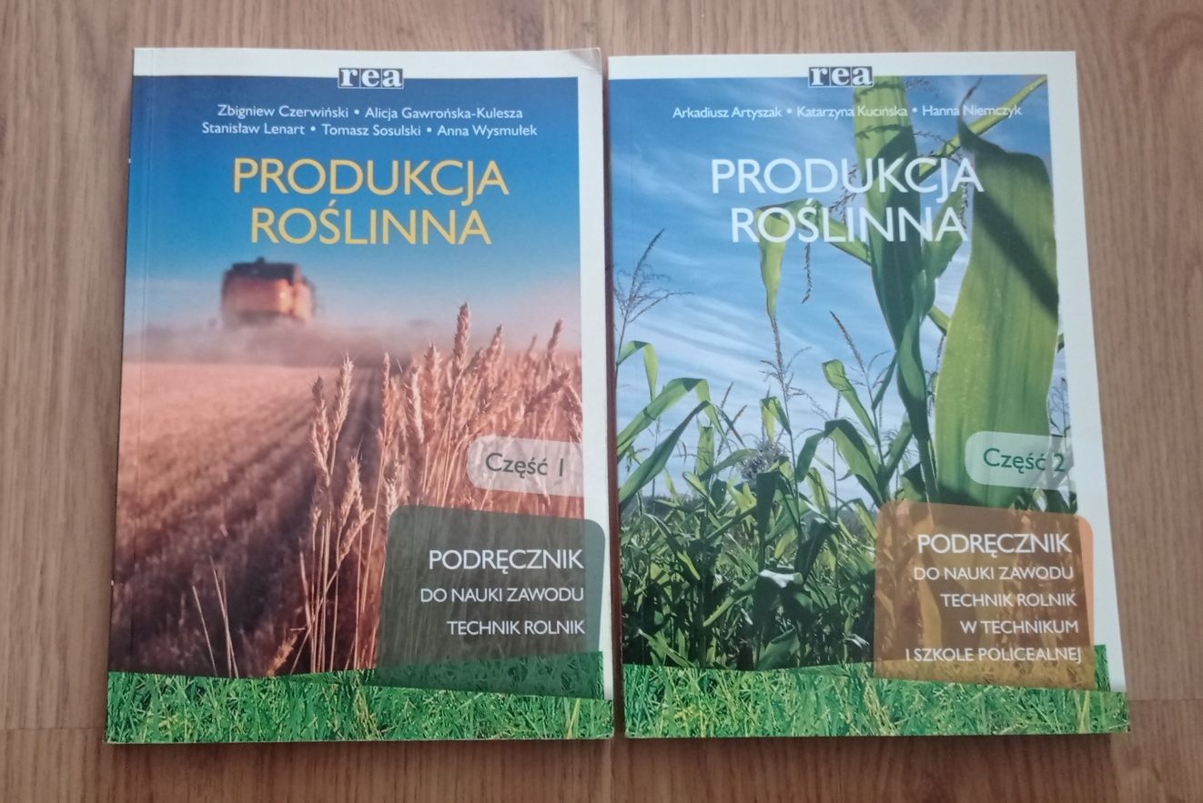 Produkcja roślinna cz.1 i cz.2 wyd. Rea Czerwiński, Artyszak