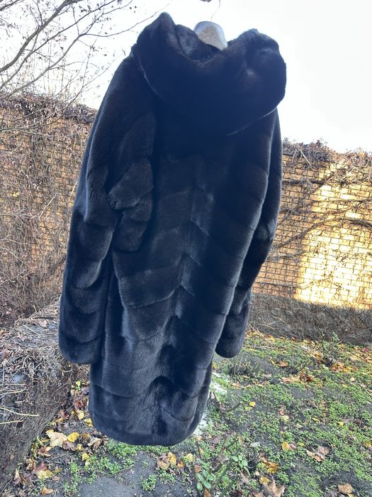 Норковая шуба оригинал норка оверсайз.