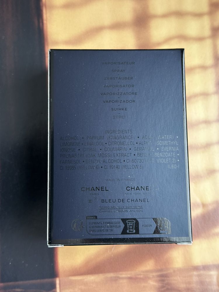 Bleu de Chanel Eau de Parfum 50мл Блю де Шанель