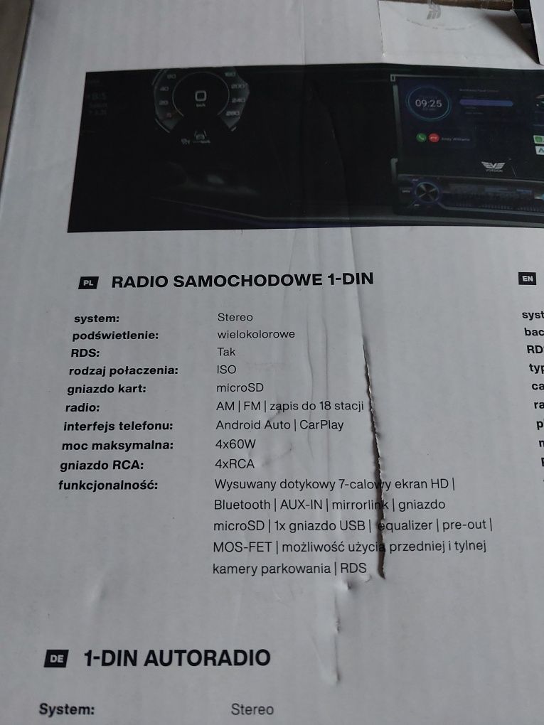 Radio Vordon 4x60w