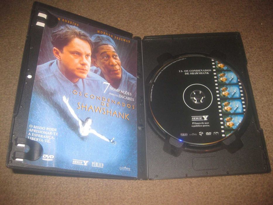 DVD "Os Condenados de Shawshank" com Morgan Freeman