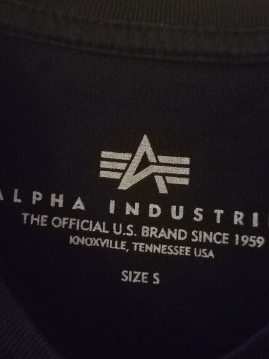 Alpha Industries. Koszulka męska rozmiar S