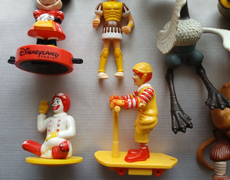Лот 11шт Винтаж мерч игрушки фигурки McDonald's 90-00гг Цена за ВСЕ!!