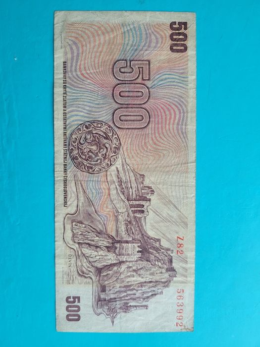 Banknot 500 koron 1973 - Czechosłowacja