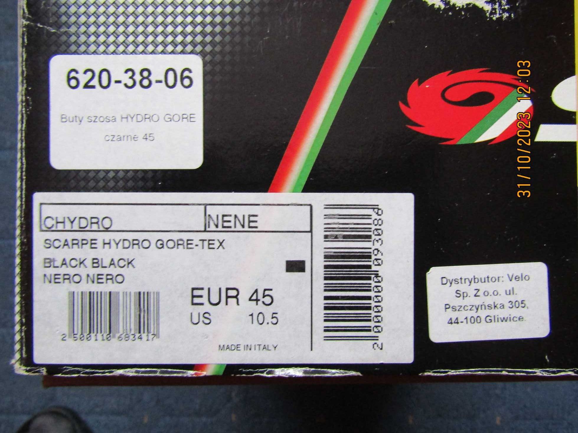 Nowe buty kolarskie, zimowe SIDI  GORE-TEX  Roz. 45 + Nowe bloki SPD.