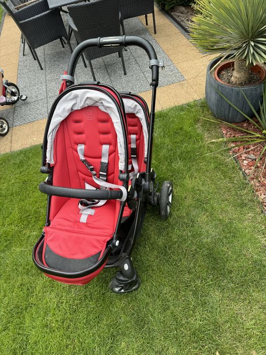 Wozek blizniaczy kiddy evostar 1 spacerowka