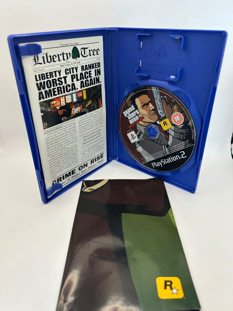 Gta Liberty City Stories Komplet z Mapą Ps2 nr 5887