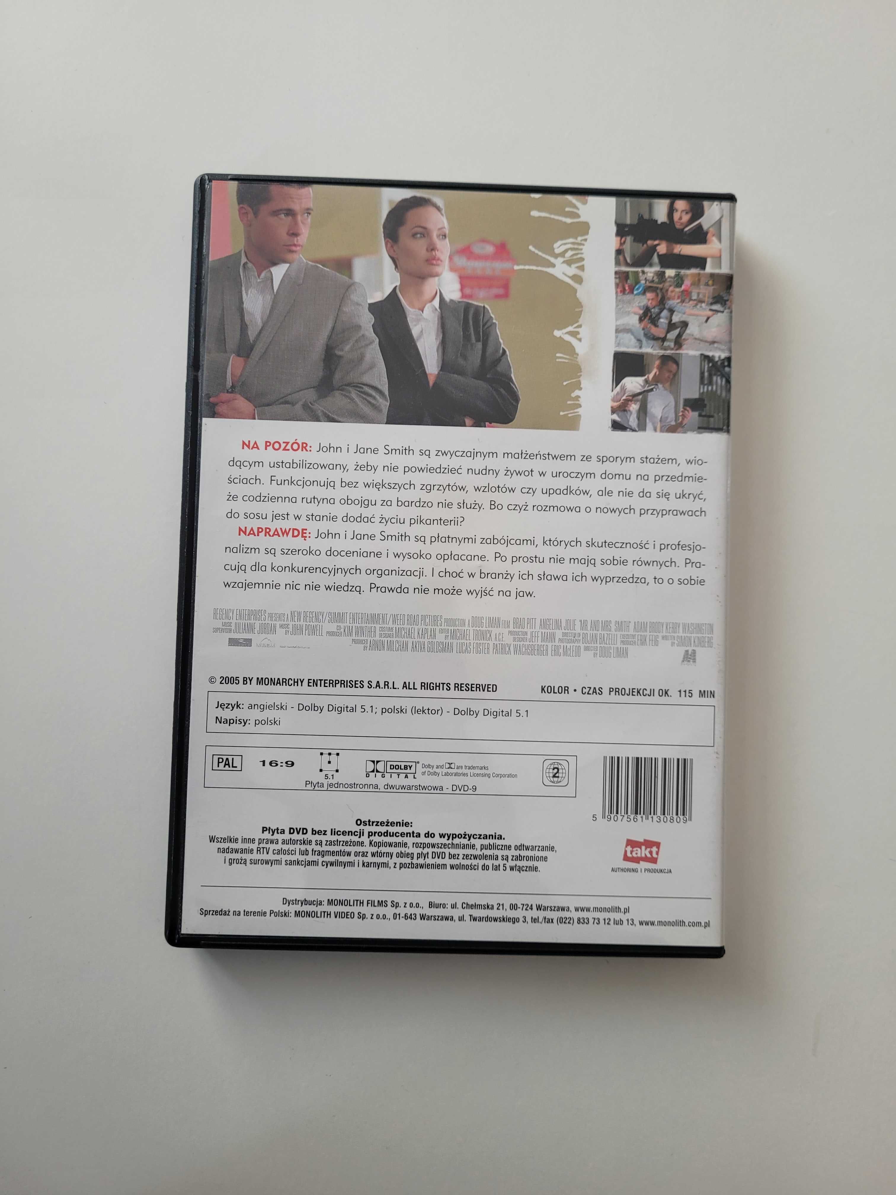 Film DVD Pan I Pani Smith Mr. Mrs. Smith