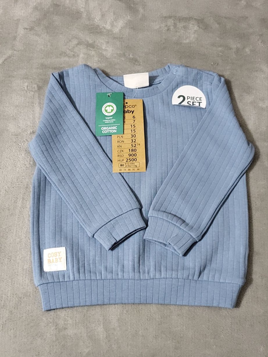 Dres, komplet niemowlęcy, bluza i spodnie, 80, So cute, pepco