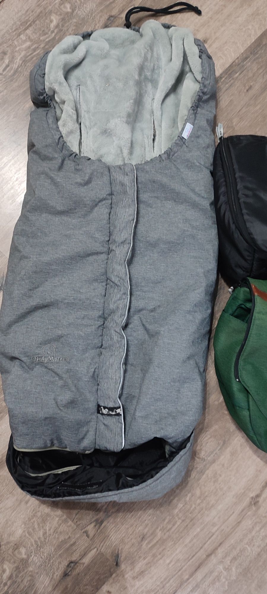 Wózek Bebetto 2w1 + śpiworek cottonmoose