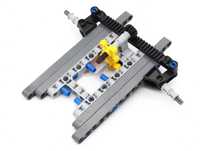 Кермовий, рульовий блок з рейкою для автоконструктора Lego Technic