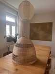 Lampa abażur ikea klosz lampa wisząca Torared boho wiklinowy