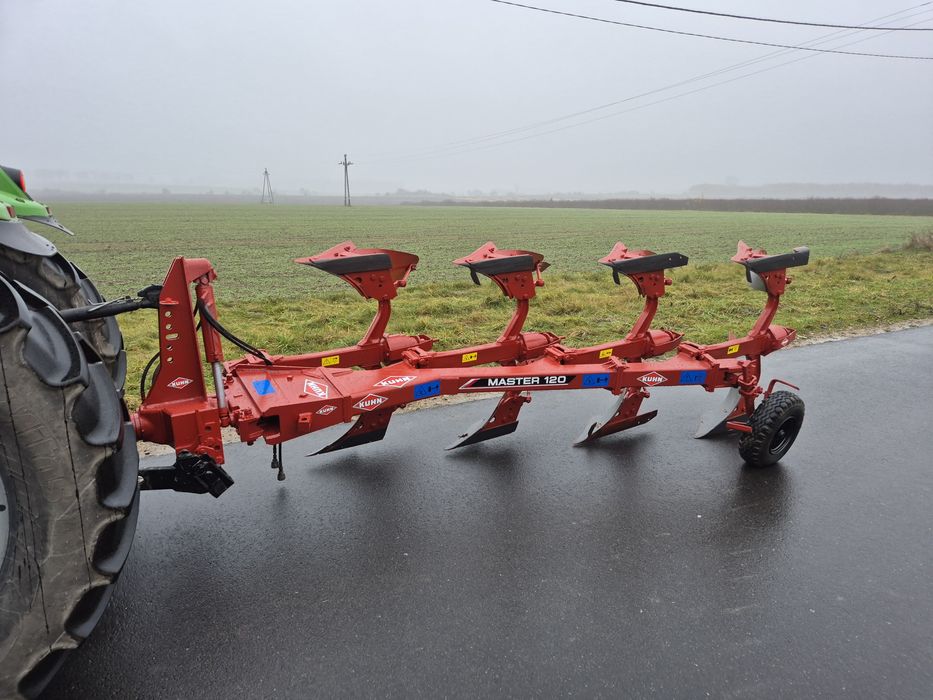 Pług 4 skibowy Obrotowy Kuhn Master 120!! Zero luzu!! Okazja!! Igła!!