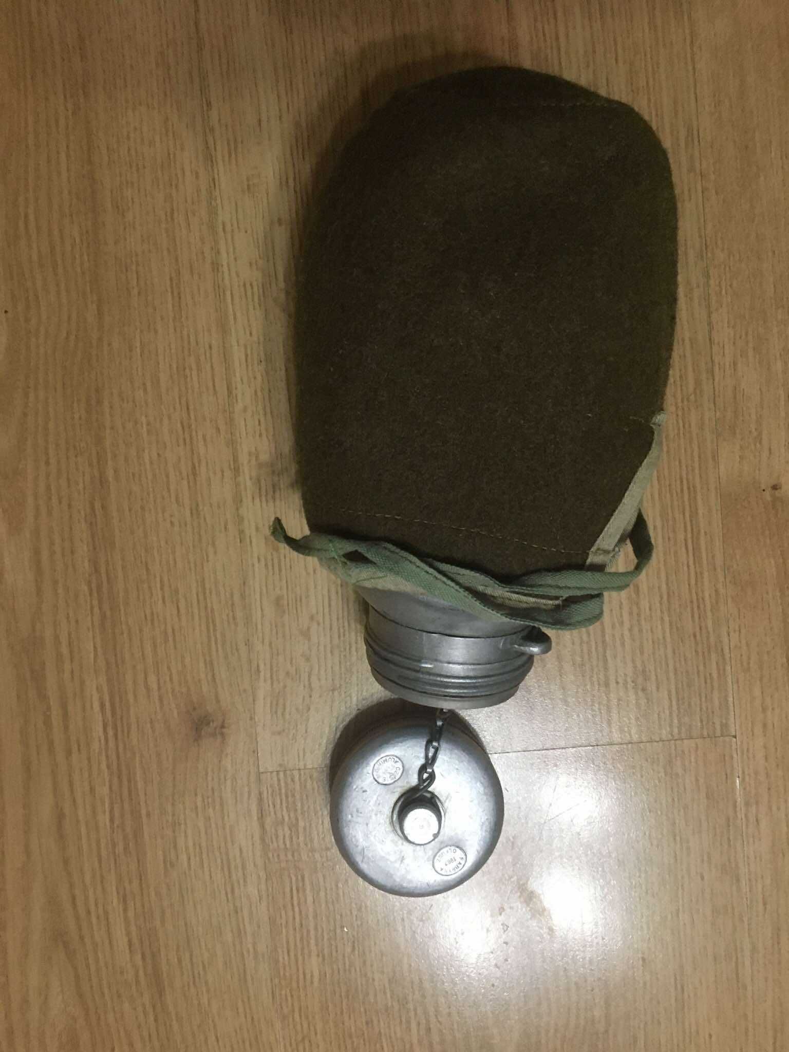 Manierka na wode  + chlebak torba  lwp wojsko prl