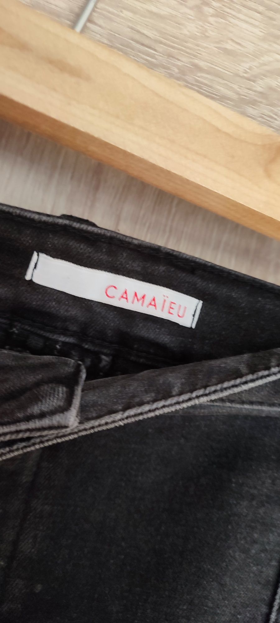 Spódnica jeans grafit Camaieu