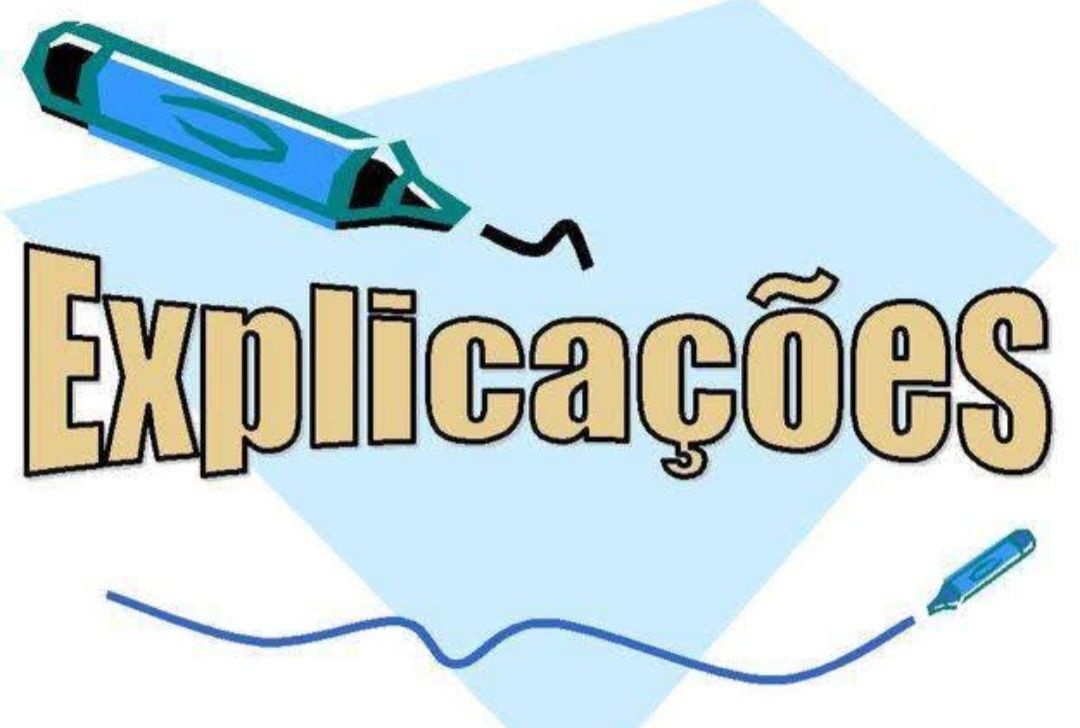 Explicações 1° Ciclo