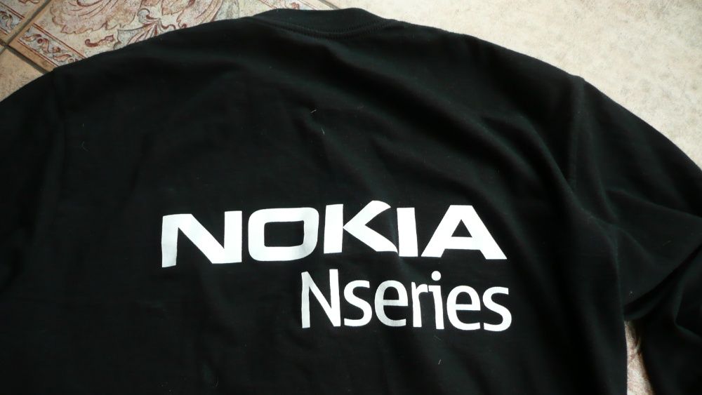 bluza longsleeve z długim rękawem NOKIA NSERIES koszulka L czarna