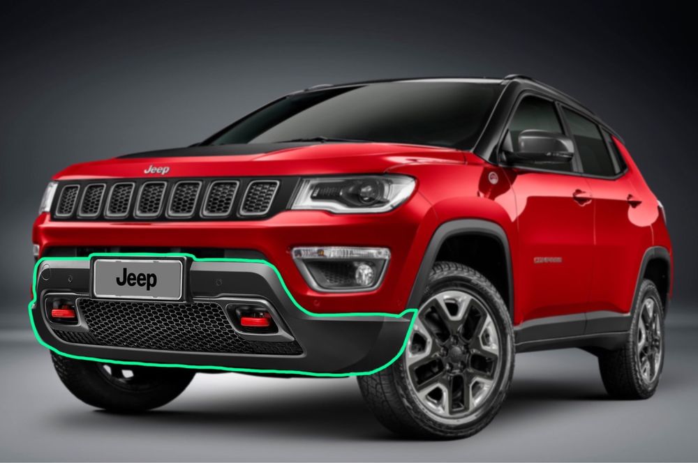 Бампер передний Jeep Compass Trailhawk оригінал новий