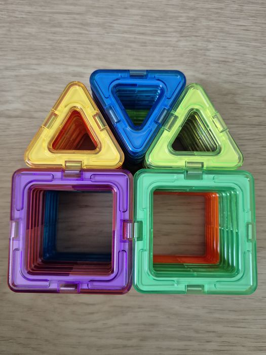 Магнітний конструктор, великі деталі, 50 шт