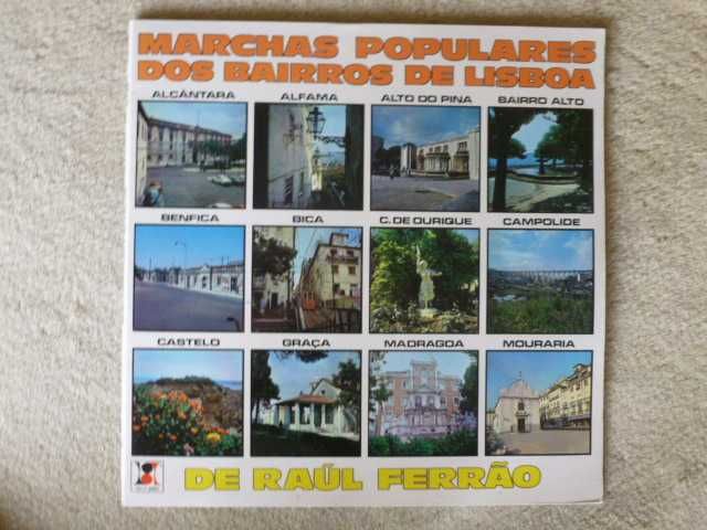 LP vinil Marchas Populares de Lisboa de Raul Ferrão