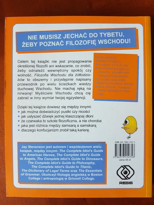 Filozofia wschodu dla Żółtodziobów - Jay Stevenson