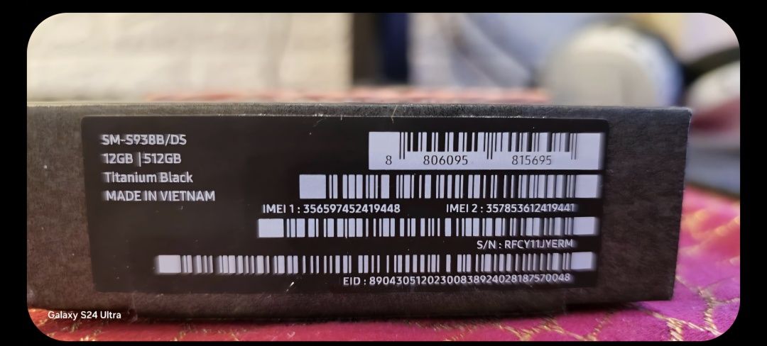 Samsung galaxy S 25 ultra 12 512