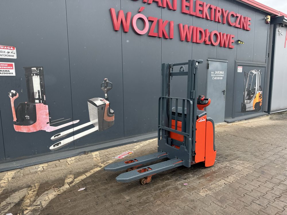 Paleciak elektryczny Linde L 14 wózek 1400 kg 240 cm