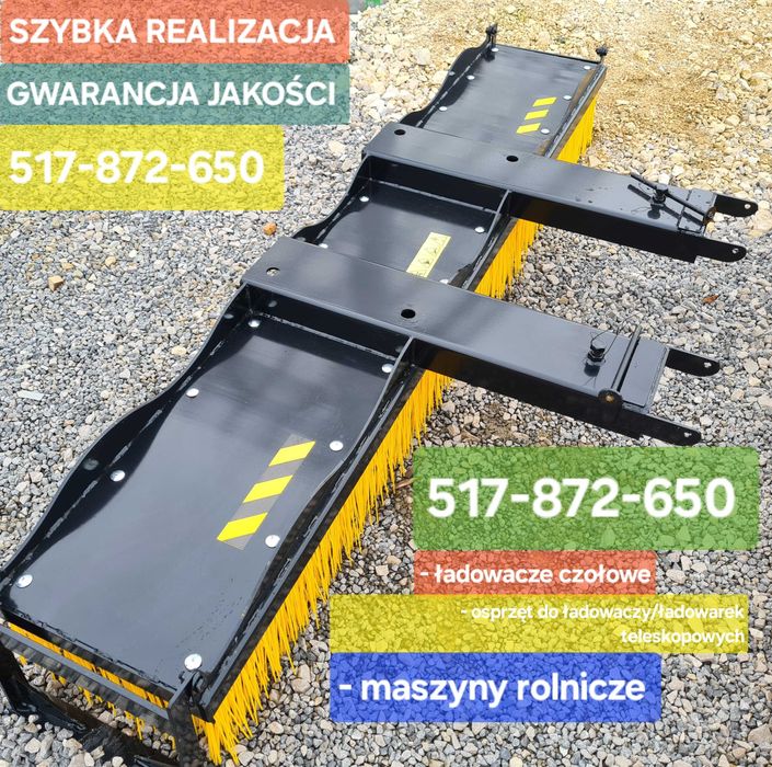 ZAMIATARKA szczotka 7-rzędowa TUR/WÓZEK GWARANCJA jakości producenta