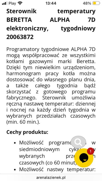 Sterownik-programator do pieca ALPHA 7D WIRED