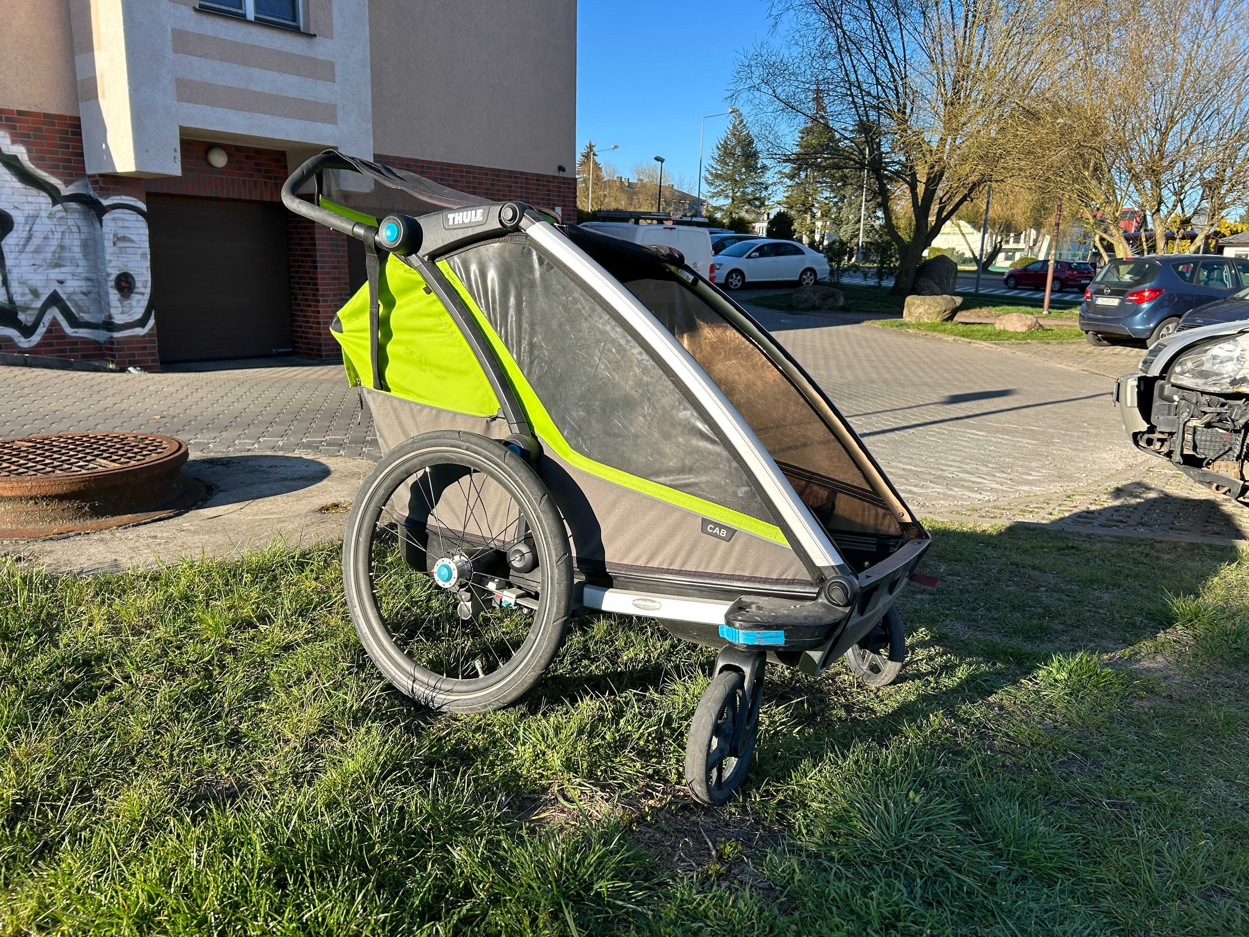 Thule Cab 2 XXL – Przyczepka Rowerowa 2w1 z Pełnym Wyposażeniem
