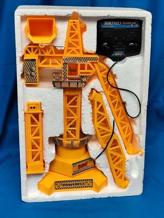 Grua Construção Brinquedo Plástico