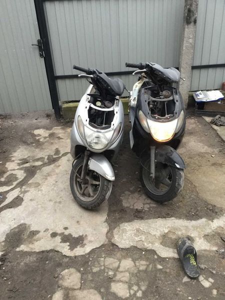 запчасть б у пластик Suzuki lets 1 (2 3 4 verde address v 50 инжектор)