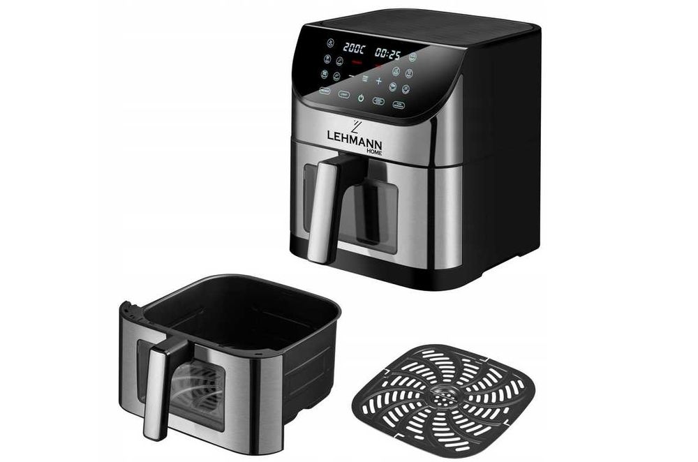 Frytkownica BEZTŁUSZCZOWA 1800W AIR FRYER 8L  12 programów nowa