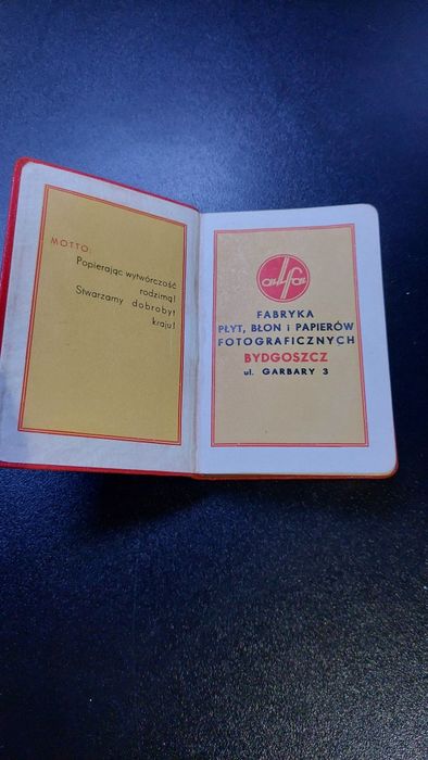 Stary przedwojenny kalendarz kieszonkowy 1936rok