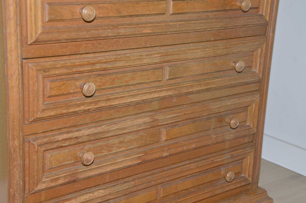 Szafka z szufladami, dąb, „Amsterdam”, Swarzędzkie Fabryki Mebli